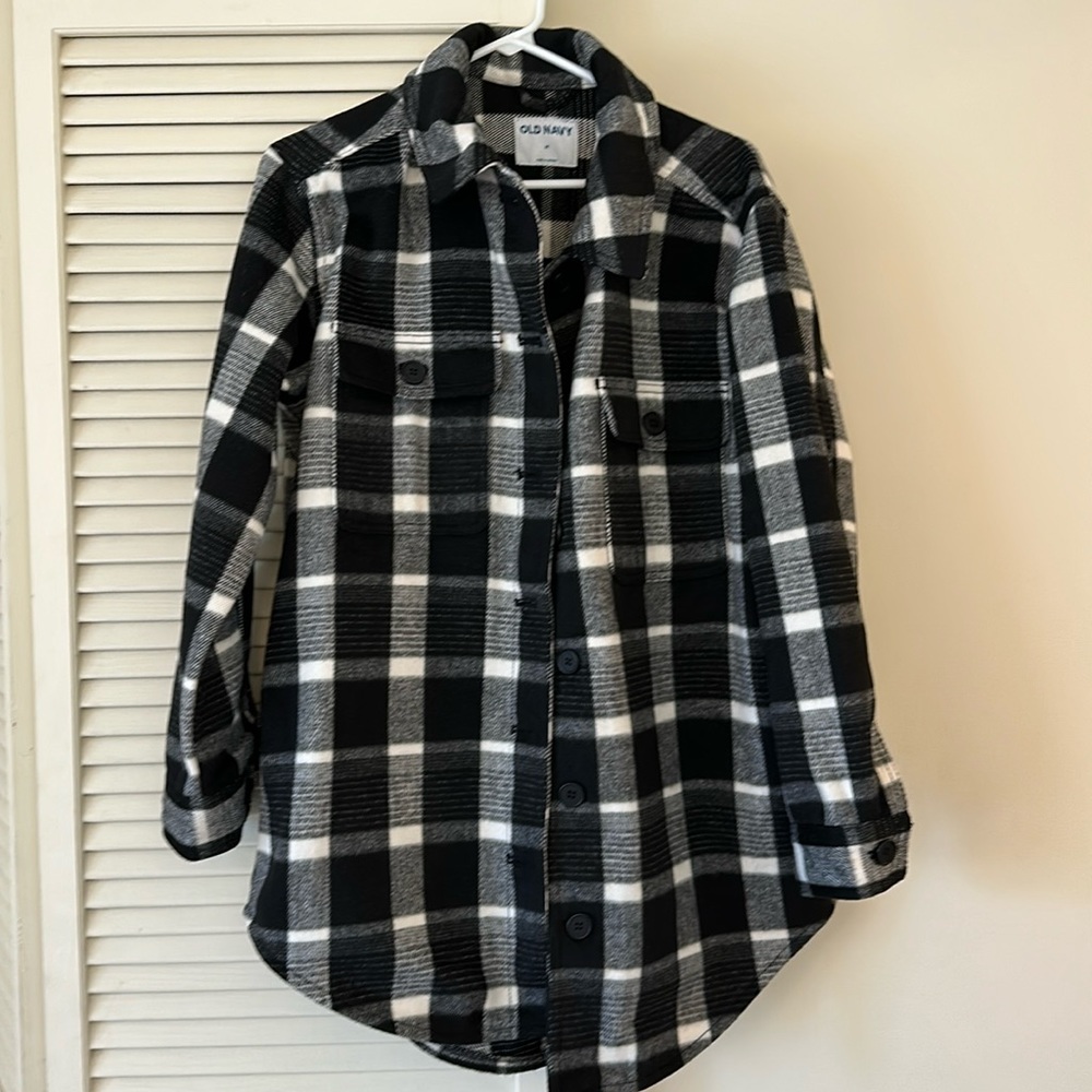Old Navy Black and White Jacket